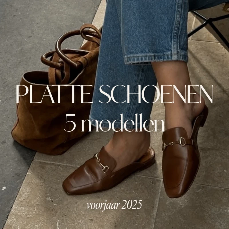 5 modellen platte schoenen die het voorjaar van 2025 gaan domineren!