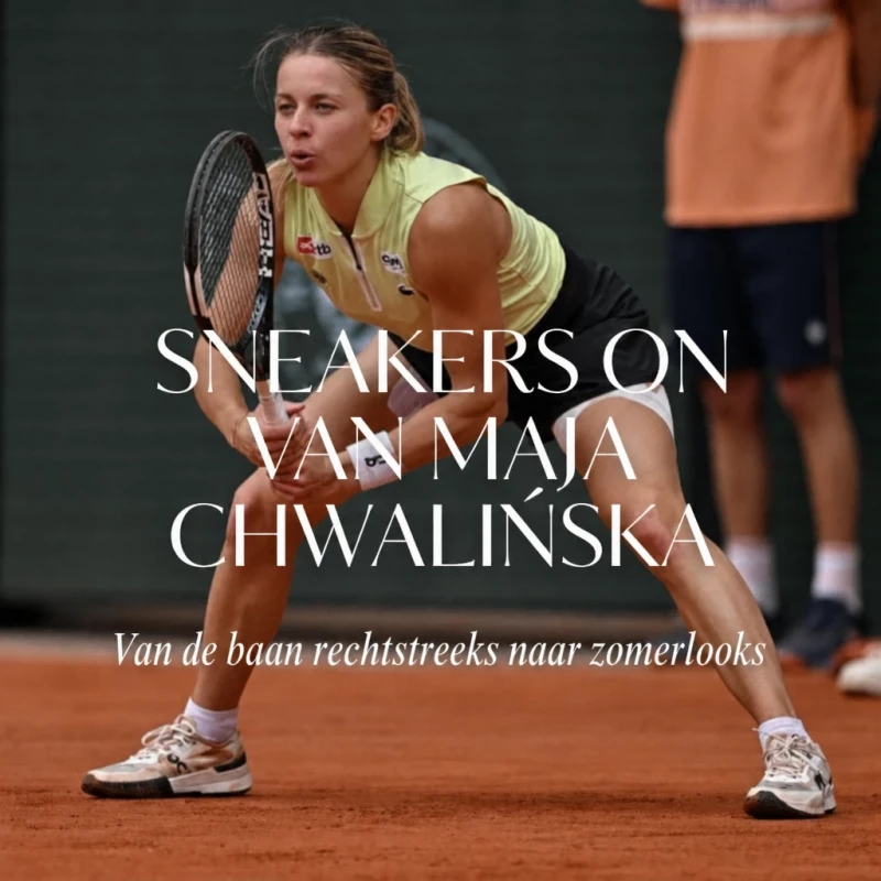 In deze sneakers zorgde Maja Chwalińska voor sensatie op de baan. On-sneakers zouden weleens de hit van de zomer van 2026 kunnen worden