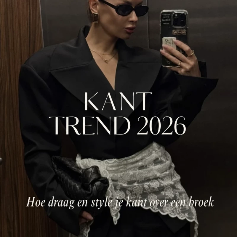 Kant – dé trend voor lente-zomer 2026. Hoe draag je kant en style je lace over pants?