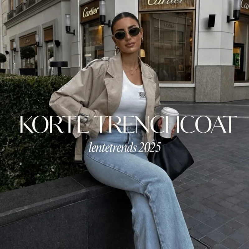Korte trenchcoat lente 2025 – tijdloze klassieker of tijdelijke trend? Ontdek het!