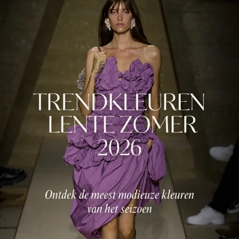 Modieuze kleuren lente-zomer 2026: de belangrijkste trends en hoe je ze draagt