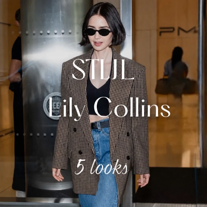 Stijl van Lily Collins: icoon van moderne elegantie – 5 beste looks!