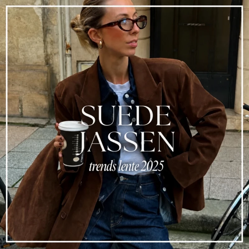 Trends voorjaar 2025: de suède jas is dé hit van het seizoen!