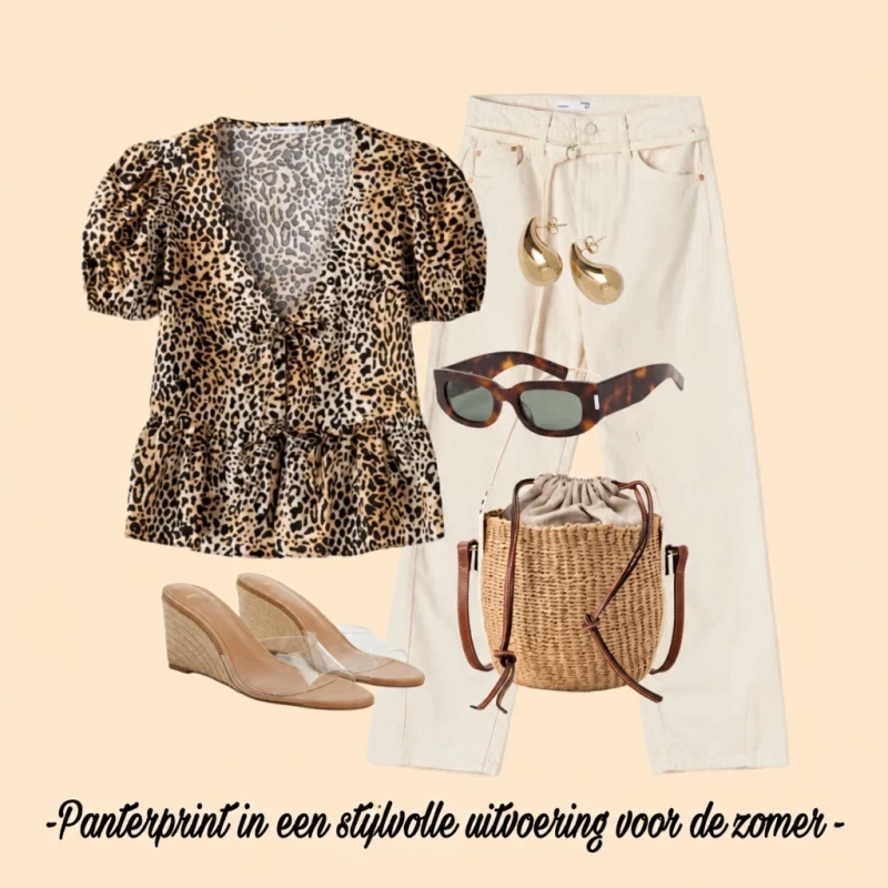 Zomerlook met panterprint: dé modetrend voor zomer 2024